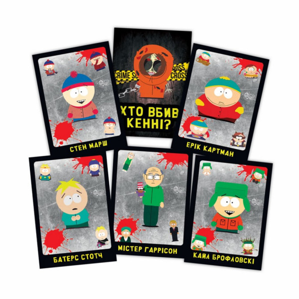 Настільна гра "Хто вбив Кенні?" PLR-0033, 18+ (PLR-0033)