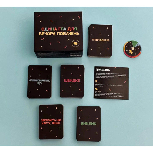 Настільна гра "Єдина гра для вечора побачень" 290094 (290094)