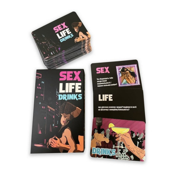 Карткова гра для дорослих "Sex Life Drinks" PLR-0038 від 2 гравців (PLR-0038)