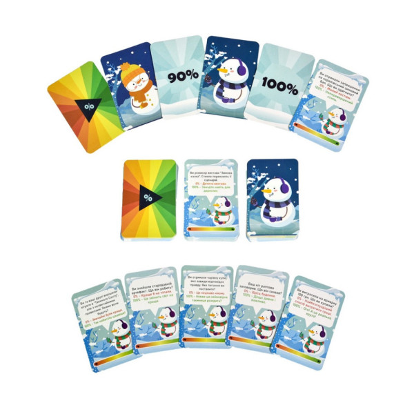 Настільна гра "100%" 30802 гральні картки 98 штук, інструкція (30802)