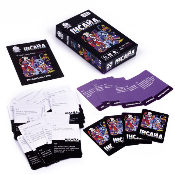 Карточная игра "Инсайд" VT5903-03, 50 карт, правила игры (VT5903-03)
