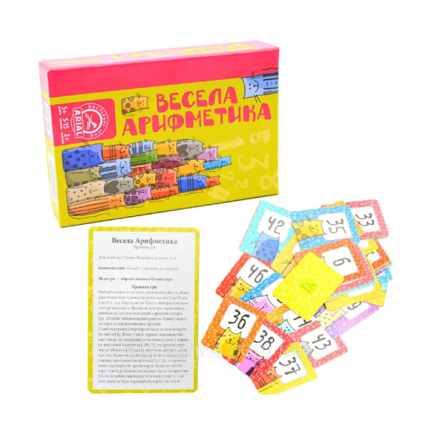 Настільна гра Весела арифметика Arial 910923 для компанії (910923)