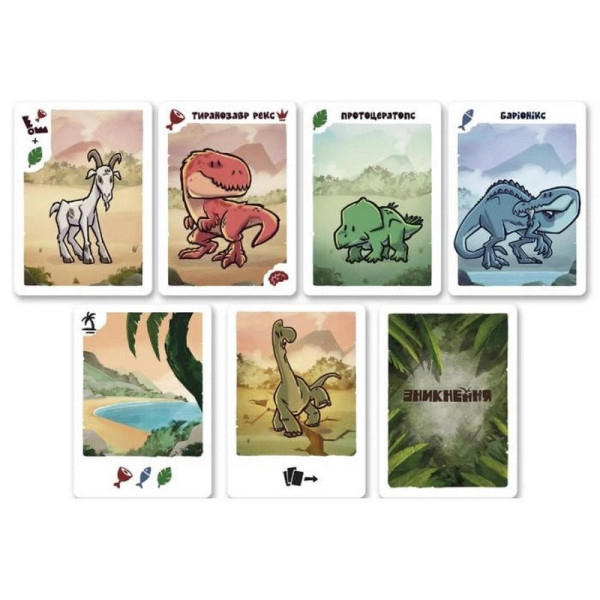 Карточная игра "Исчезновение" G7D064UA 73 карты потерянного мира(G7D064UA)