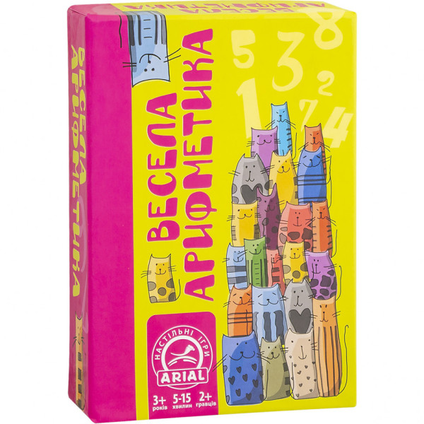 Настільна гра Весела арифметика Arial 910923 для компанії (910923)