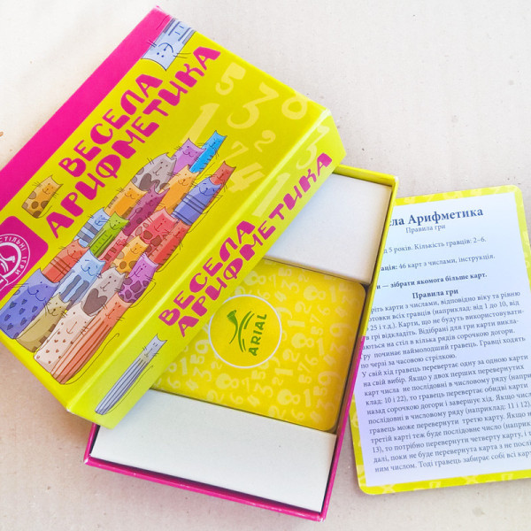 Настільна гра Весела арифметика Arial 910923 для компанії (910923)