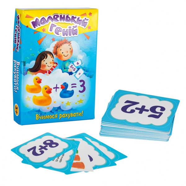 Навчальні картки Маленький геній 30660 (укр.) (30660)