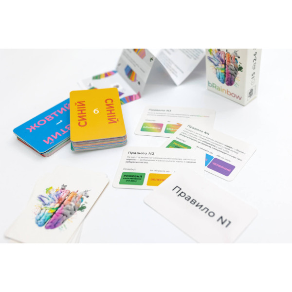 Карткова гра bRainbow FGS64, 60 карток, українською мовою (FGS64)