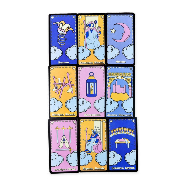Гадальні карти Таро 30482 картка з посиланням на інструкцію 78 штук (30482)