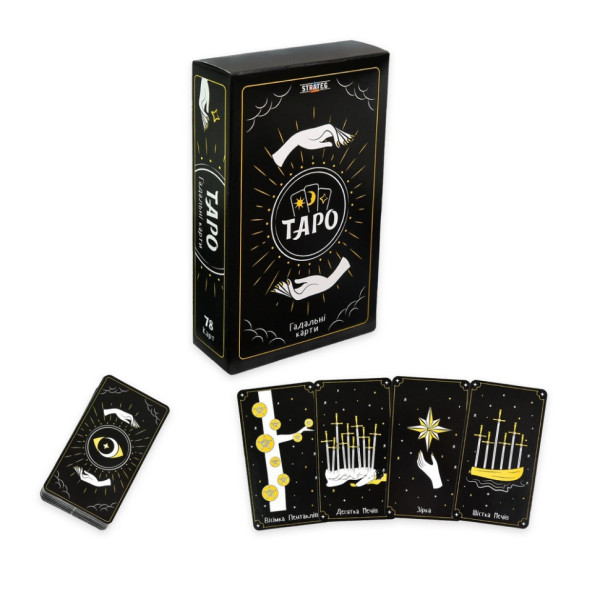 Гадальні карти Таро 30483 картка з посиланням на інструкцію 78 штук (30483)