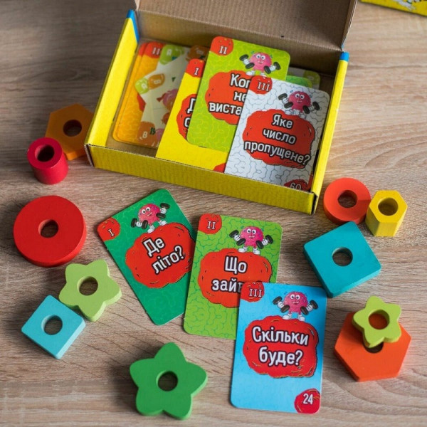 Карткова гра "Прокачай свої мізки" 10100642, 72 картки (10100642)