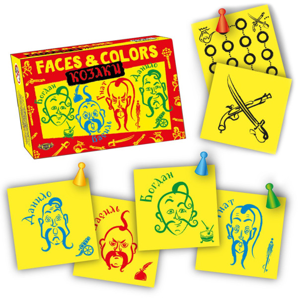 Настільна гра "Козаки" MKZ0818, картки та 20 пластикових фішок (MKZ0818)