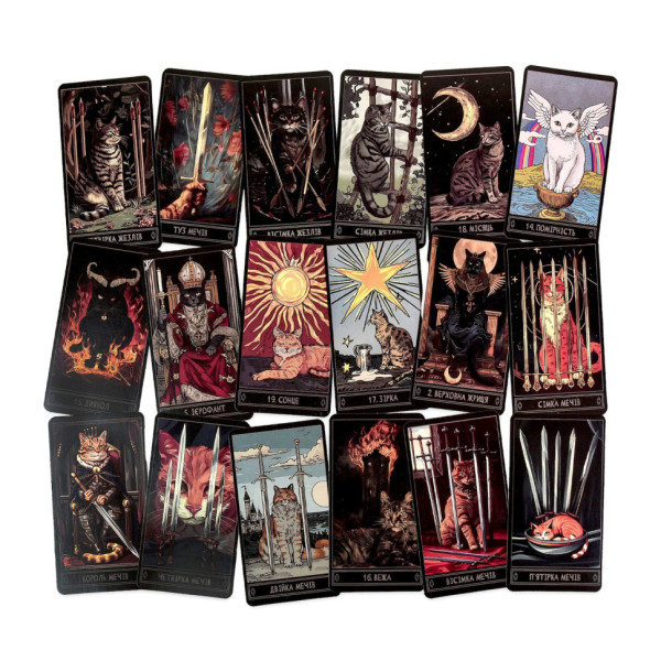 Гадальні карти Таро 30882 колода 78 карт, карта з посиланням на інструкцію (30882)