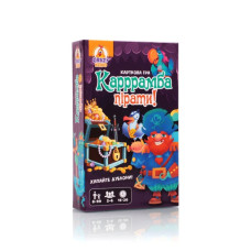 Дитяча карткова гра "Карррамба пірати! Vladi Toys" VT8077-07, 50 карт 12 монет, правила гри (VT8077-07)