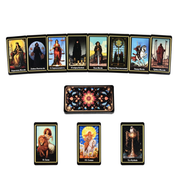 Гадальні карти Таро 30689 картка з посиланням на інструкцію 78 штук (30689)