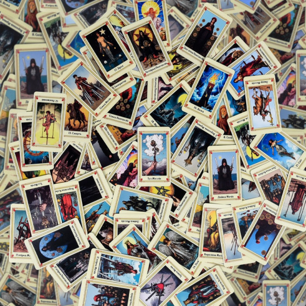 Гадальні карти Таро 30421 картка з посиланням на інструкцію 78 штук (30421)