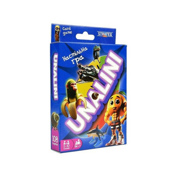 Карткова гра "Уналіні" 30920, 108 гральних карток (30920)
