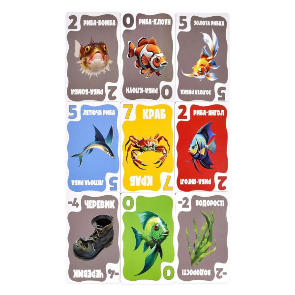 Карткова гра "Скажена рибалка" 30845, 100 карток (30845)