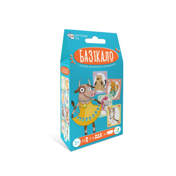 Настільна карткова гра для дітей "Базікало" 301236, 2-6 гравців (301236)