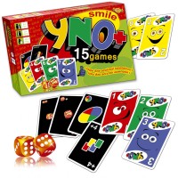Настільна гра "УНО +" MKC0217, 15 ігор в 1