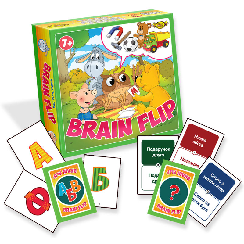 Настільна гра "BRAIN FLIP" MKH0707 від 7-ми років
