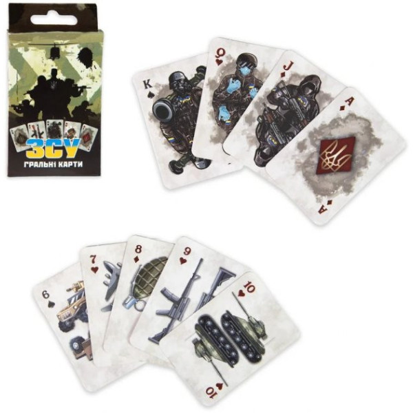 Гральні карти "ЗСУ" Strateg 30287 Укр (30287)