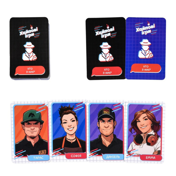 Настільна гра "Хайпові ігри 3 в 1" 30946 інструкція, гральні картки (30946)