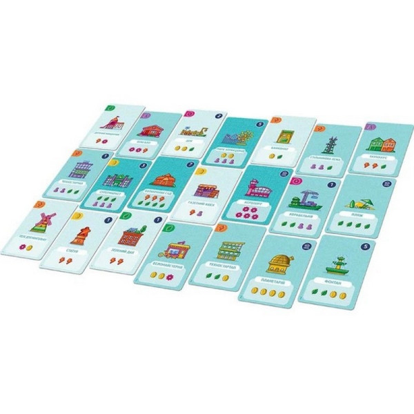 Карточная игра "Карточный город" PCT01UA 160 двусторонних карт ресурсов(PCT01UA)
