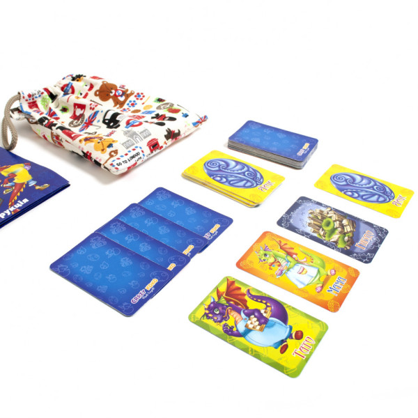 Дитяча настільна гра в мішечку "Врятуй дракона" VT8077-11, 54 картки (VT8077-11)