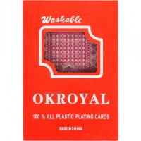 Карти гральні пластикові "OKROYAL" 95306, 54 карти