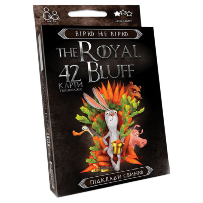 Карткова гра The ROYAL BLUFF RBL-01 українською мовою