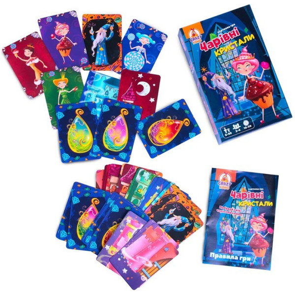 Настільна розважальна гра "Чарівні кристали" VT8077-04, 50 карток (VT8077-04)