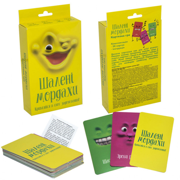Настільна гра "Шалені мордахі" 30857 (укр.) (30857)