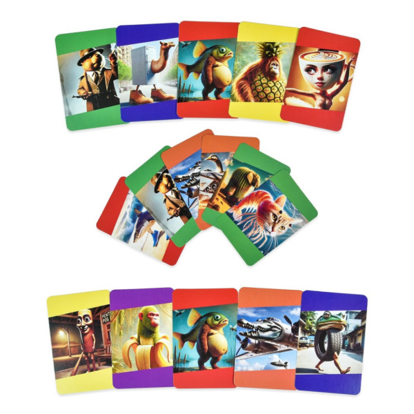 Настільна гра "Мачоліні" 30919 картки, інструкція (30919)