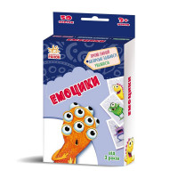 Развивающая детская карточная игра "Эмоцики" 1390004, 50 карт (1390004)
