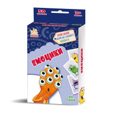 Розвиваюча дитяча карткова гра "Емоцики" 1390004, 50 карток (1390004)