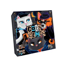 Развлекательная настольная игра "CATS AGENTS" Danko Toys G-CA-01-01 рус