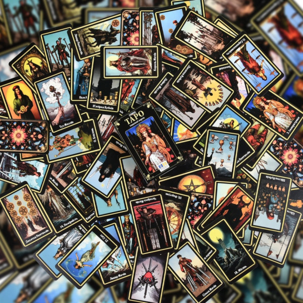 Гадальні карти Таро 30689 картка з посиланням на інструкцію 78 штук (30689)