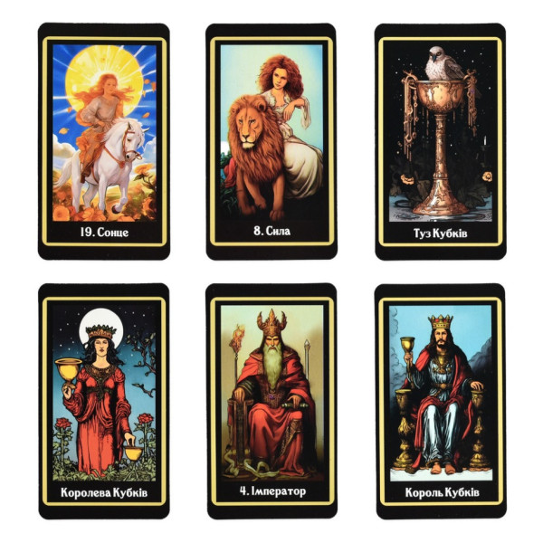 Гадальні карти Таро 30689 картка з посиланням на інструкцію 78 штук (30689)