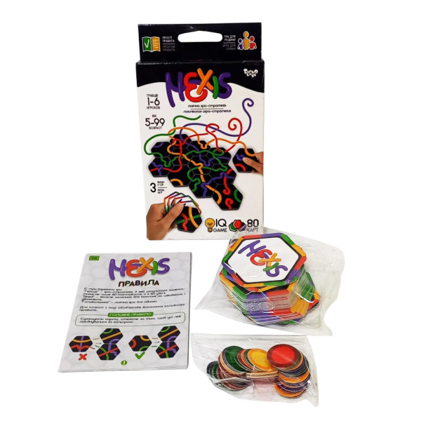 Настільна розважальна гра "Hexis" Danko Toys G-HEX-01-01 рос (G-HEX-01-01)