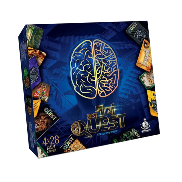 Карткова квест-гра BEST QUEST BQ-02, 4 в 1 (BQ-02-01U)