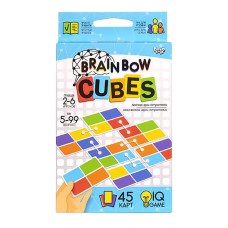 Розважальна настільна гра "Brainbow CUBES" G-BRC-01-01, 45 карт
