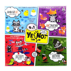 Карткова гра "YENOT ДаНетки" 4в1 YEN-02-01U укр. мовою (YEN-02-01U)