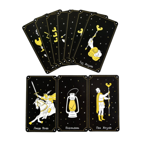 Гадальні карти Таро 30483 картка з посиланням на інструкцію 78 штук (30483)