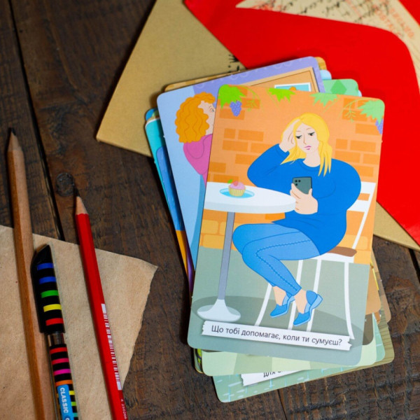 Психологічна гра для занять із дітьми "Давай поговоримо!" 10156039, 30 карток (10156039)