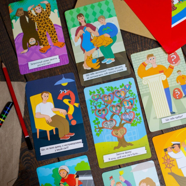 Психологічна гра для занять із дітьми "Давай поговоримо!" 10156039, 30 карток (10156039)
