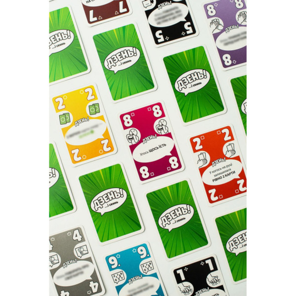 Настільна карткова гра "Дзень!" FGS72 українською мовою (FGS72)