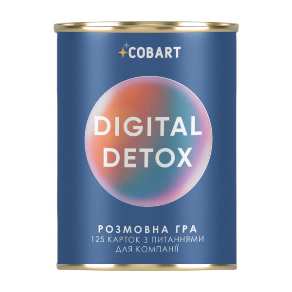 Розмовна-настільна гра "Digital Detox" CBRT-9993, 125 карток (CBRT-9993)