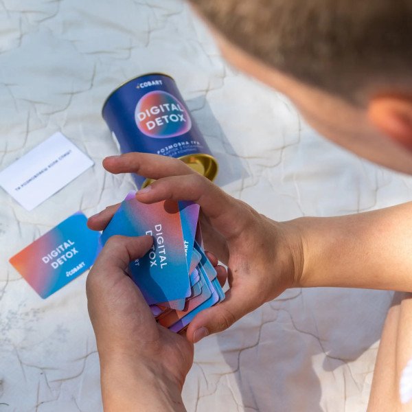 Розмовна-настільна гра "Digital Detox" CBRT-9993, 125 карток (CBRT-9993)