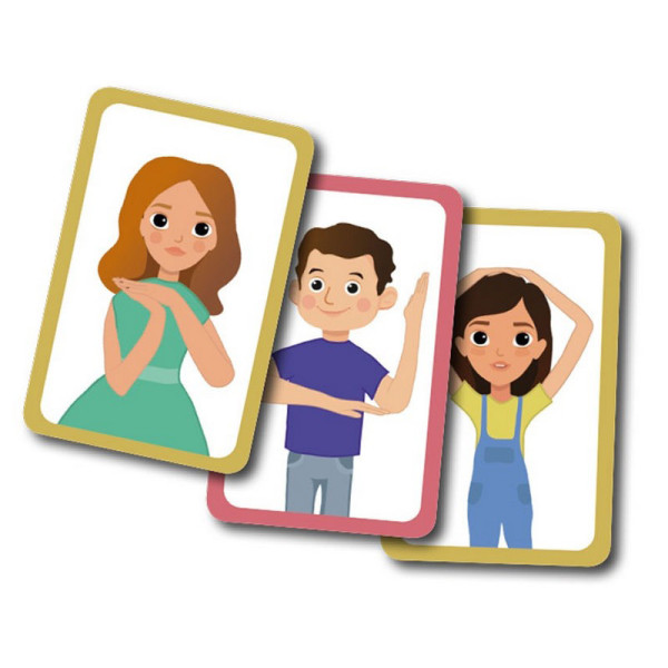 Розвиваюча дитяча карткова гра "Повторюй за мною" 1080002, II рівень складності 36 карточок (1080002)