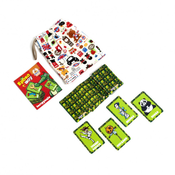 Дитяча настільна гра в мішечку "Крокодил" VT8077-10, 55 карток (VT8077-10)